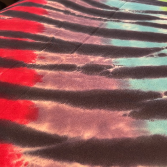 Tie dyed queen duvet cover w 2 pillow shams - Picture 3 of 5